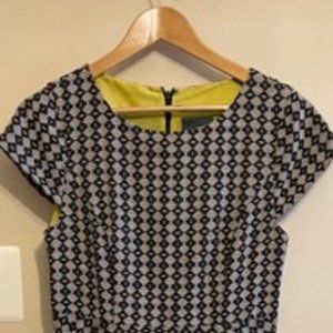 Maeve houndstooth dress